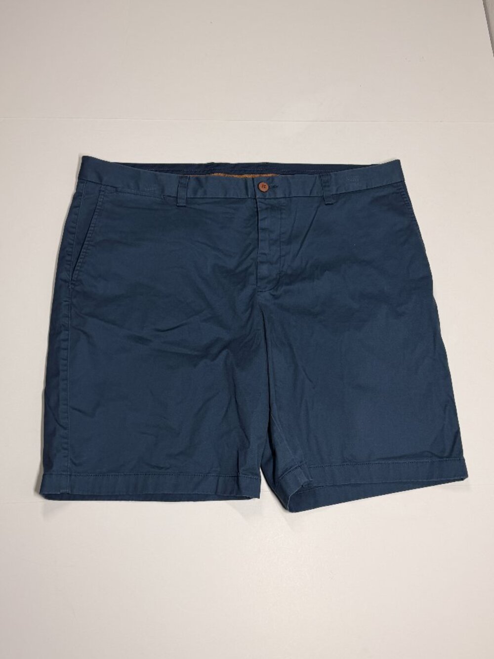Tommy Bahama Cotton Chino Shorts - Navy Blue - 40 - MSRP $98